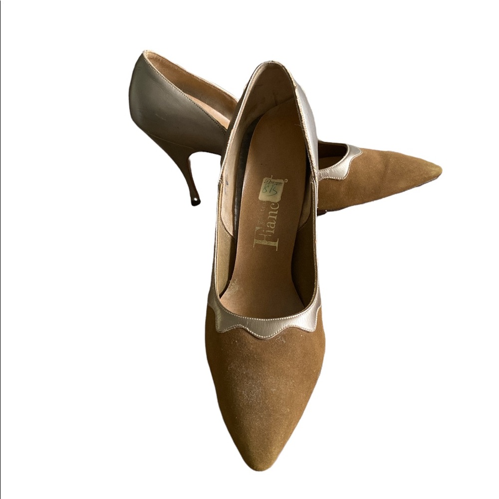Fiancées High Heel Shoes Size 8B Vintaged Purchased at Arnold Constables 5th Ave